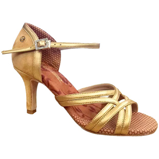 ADSdance女拉丁舞鞋室内MG硅胶马蹄跟锥跟伦巴 成人专业ADS拉丁鞋