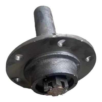 改装半轴拖车法兰头铸铁实心轴