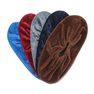 绒布鞋套室内可反复使用儿童一次性防滑脚套家用加厚耐磨布料可洗