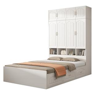 实木榻榻米衣柜床一体小户型柜子书桌组合床卧室家用多功能儿童床