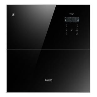 樱花消毒柜家用嵌入式厨房碗柜130L大容量碗筷消毒碗柜ZTD130-E5