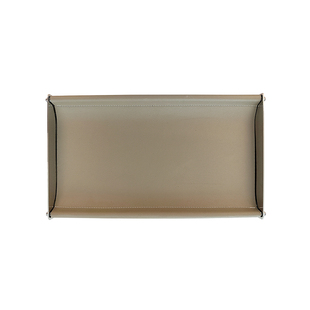 如是U型不锈钢皮托盘现代极简抽纸盒餐桌卧室床头玄关餐巾礼盒品