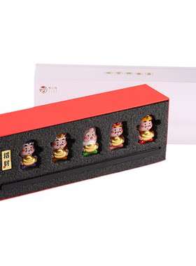 妙工坊五福临门发财摆件