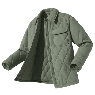 班尼路S&K系列男士棉服冬季2025新款翻领轻薄夹克衫保暖外套男款A