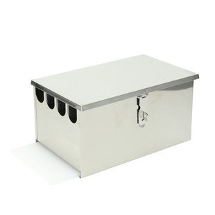 商用刀箱厨房学校刀架盒不锈钢三格四格五格带盖刀盒带锁多格防霉