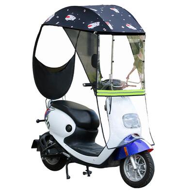 电动车遮雨棚电瓶摩托车遮阳伞