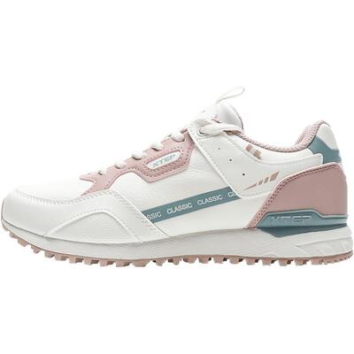 特步冬季新款防水皮面运动鞋