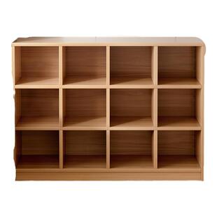 书架置物架落地简易柜子储物八格子柜客厅多层书本收纳阅读矮书柜