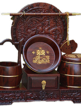 微型家具模型红迷你躺中国古风
