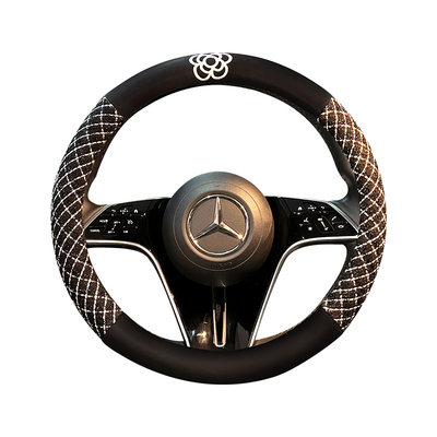 汽车方向盘套冬季毛绒女通用把套