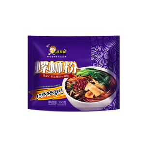 好欢螺螺狮粉加臭加辣400*3包装柳州特产小龙虾螺蛳粉麻辣酸辣粉