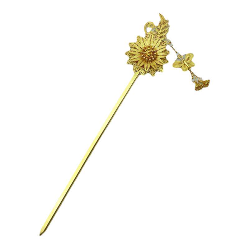 银笙歌发饰足银古风花丝工艺发簪