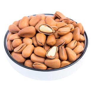 25年新货东北特产大颗粒开口原味红松子籽500g散装坚干果炒货零食