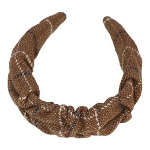 羊毛发箍显脸小复古小众头箍发卡增高颅顶气质原创巴恩风发饰头饰