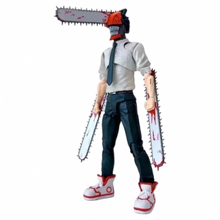 祖国版SHF电锯人链锯人电次 淀治可动手办成品 模型玩具 刀之恶魔