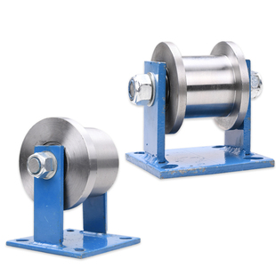 45#钢Ｈ型双边轨道轮/工字钢滑轮/方钢咕噜/槽钢铁轮火车轨道滚轮