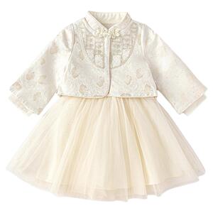 新中式公主裙套装网纱蓬蓬裙