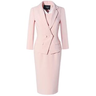 希区瑞普高端时尚职业套装裙女春夏高定简约西装裙主持人正装气质