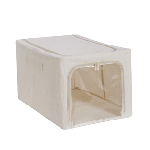 衣服收纳箱家用被子衣物百纳箱子布艺折叠储物筐衣柜分层整理神器