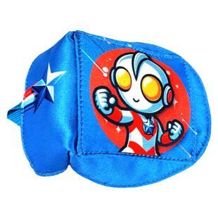 弱视眼罩单眼桑蚕丝全遮盖独眼镜罩儿童遮光术后训练矫正真丝卡通