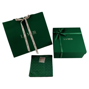 LAMER海蓝之谜礼盒空盒包装盒专柜礼品袋手提袋精粹水纸袋子