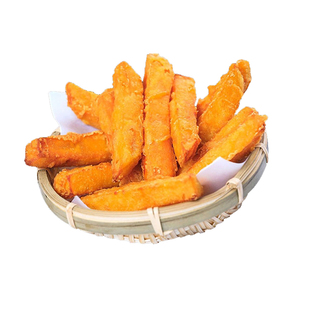 华至味黄金甘梅地瓜条油炸半成品商用批发甘梅薯条红薯条冷冻番薯