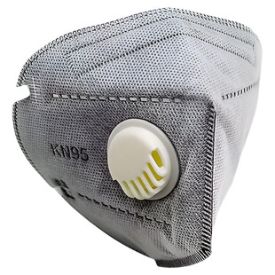 7层kn95口罩呼吸阀防尘工业粉尘电焊喷漆活性炭面罩防寒起雾打磨