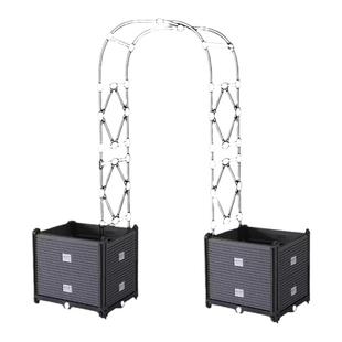 拱门花架种植箱配套爬藤支架庭院户外花园园艺花箱爬藤架葡萄架