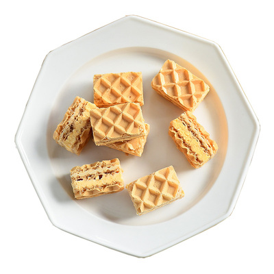 熔岩威化饼干夹心饼干零食