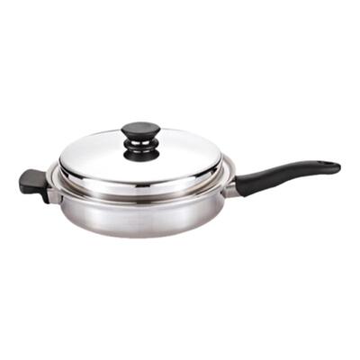 AMWAY/安利平底锅煎炒锅不锈钢