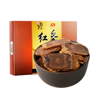 【吉林敖东_红参片100g*2】东北特产高丽参礼盒红参切片