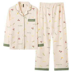 睡衣女春秋款长袖2023新款月子服纯棉产后冬季哺乳产妇孕妇家居服