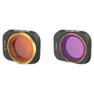 Sunnylife适用于大疆Mini 3 Pro滤镜可调CPL减光镜ND16偏光镜ND8/PL滤镜套装配件