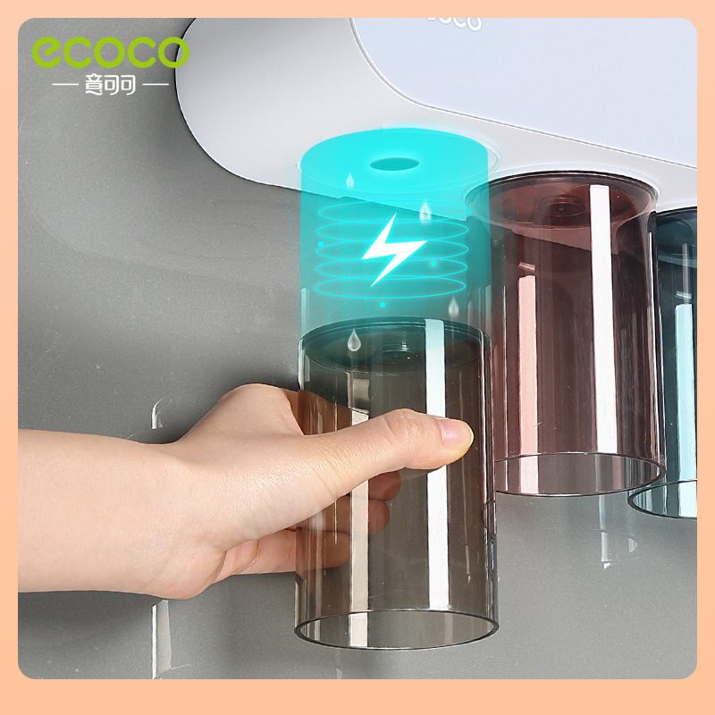 ?牙刷置物架壁挂式家庭漱口杯挂架子打孔牙具牙缸套装电动牙免杯