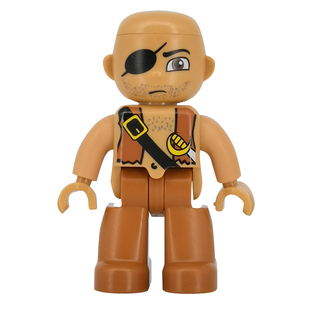 大颗粒积木公仔人仔卡通人偶人物小人散件角色配件3儿童拼装玩具6