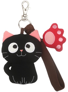 kine猫纯棉可爱立体吊饰女钥匙扣