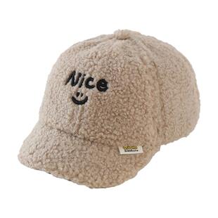 儿童帽子秋冬季韩版男童羊羔绒鸭舌帽保暖加厚宝宝外出防风棒球帽