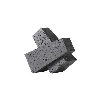 丹麦Audo Converge书挡书立装饰摆件熔岩石几何艺术样板房软装正