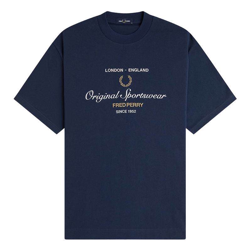 FREDPERRY圆领短袖T恤简约潮流