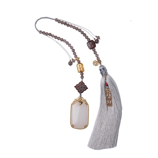 大善堂新款金丝玉车载挂件汽车挂饰后视镜吊坠高级本命年2026饰品