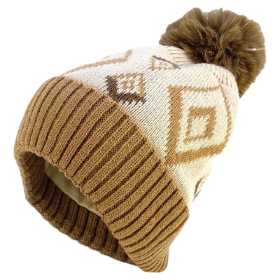 快乐校园秋冬季护耳纯棉儿童帽子