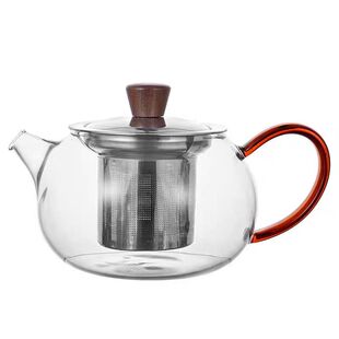 耐高温玻璃泡茶壶不锈钢滤网茶水分离冲茶器功夫茶具沏茶壶办公室