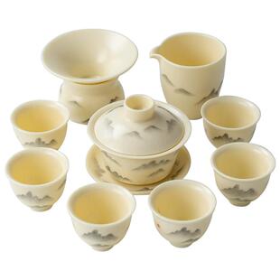 容山堂固德李斌大师汝窑功夫茶具套装2025新款家用轻奢高档礼盒装