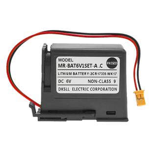 DKSLL原装全新MR-BAT6V1SET-A..C适用三菱M80数控机床系统编码器MR-JE伺服驱动器6V锂电池2CR17335AWK17电子