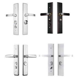 意利原子防盗门把手不锈钢加厚防盗门锁面板防盗防撬门拉手