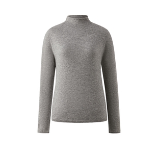 【山羊绒】PRICH时尚高领18针无缝针织衫冬季新款打底毛衣女