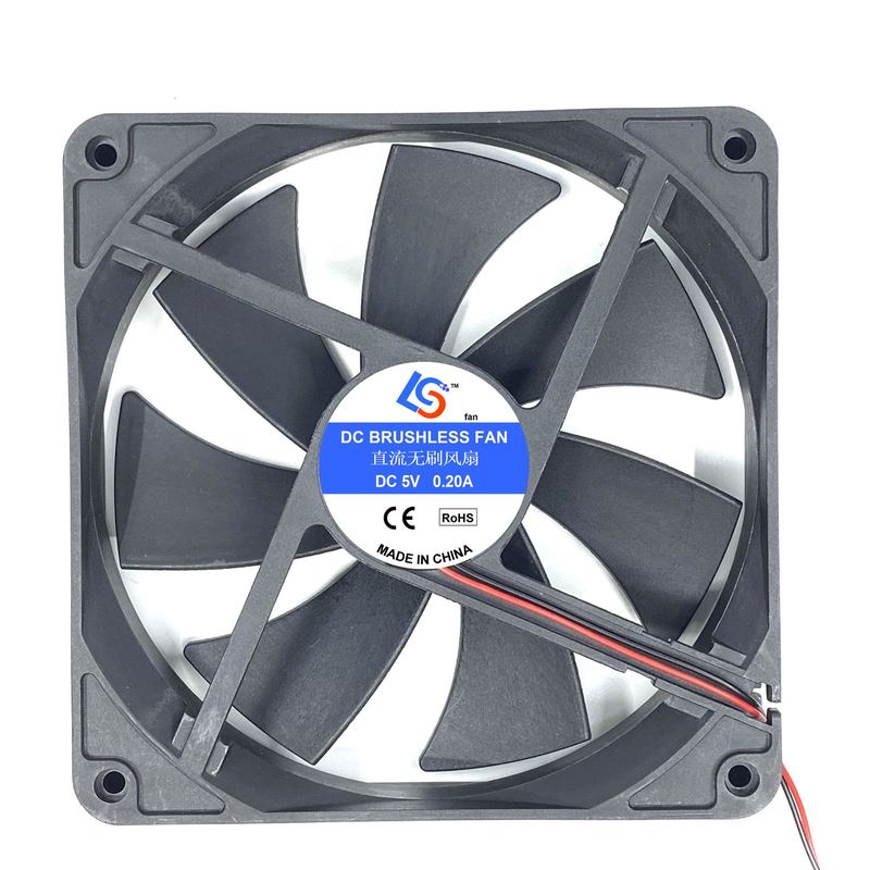 胜仕迪DC14025散热风扇含油5V12V24V电脑机箱排风风扇14cm