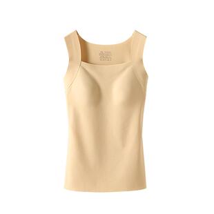 免穿文胸美背内衣无痕肌底衣外穿带胸垫背心打底内搭上衣女春新款