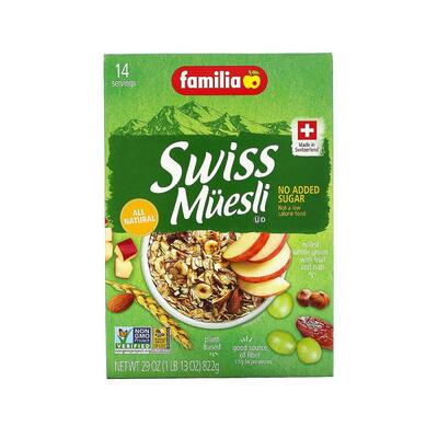 香港直发Familia瑞士麦瑞士牛奶什锦早餐无添加糖822g