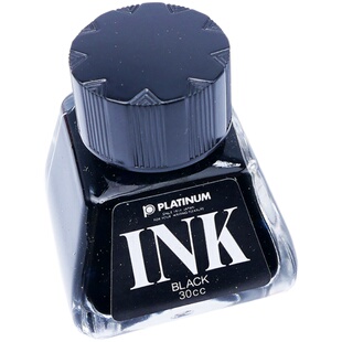一航 日本 PLATINUM 白金 染料不易堵笔尖 瓶装墨水 INK钢笔用墨水